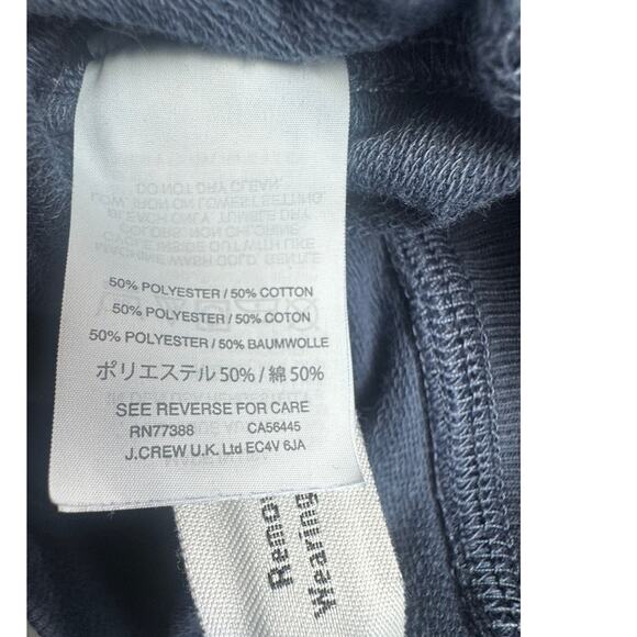 J.Crew Le Capitaine Nautical Graphic Sweatshirt XL Blue Crewneck - Picture 5 of 5